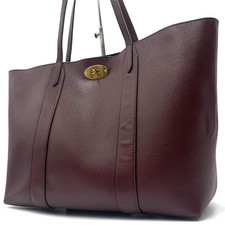 Mulberry Tote Bag Bordeaux Rosso Pelle Turn Lock Logo Hardware Giappone 075455 Borsa Casual Donna price