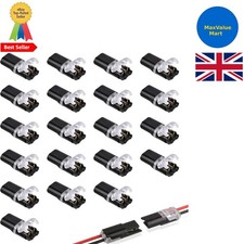 20 PZ Connettori Filo Bassa Tensione, Senza Stripping Connettori Filo 2 Pin Rapido Pu Caricabatterie & Kits price