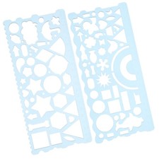 2 Pezzi Righello da Disegno Multifunzionale Versatile Forma Multifunzione Ruler price