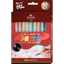Koh-I-noor penne roller inchiostro gel 10 colori pastello assortiti Gel Inchiostro (Roller) Penna price