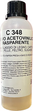 COLLA ADESIVO TRASPARENTE ACETOVINILICO ACETOVINILICA PER TESSUTI, LEGNO E VARIE Adesivo e colla price