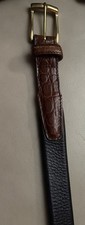 Cintura Cole Haas taglia 36 in pelle nera con fibbia in ottone massiccio Cintura uomo price