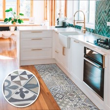TAPPETO Runner in VINILE - Passatoia Lavabile e Antiscivolo per cucina -al metro Runner Tappeto price