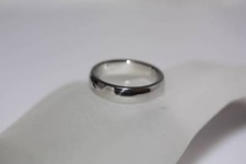 Fede nuziale firmata platino "Oro Diamante" fascia comoda liscia 14 grammi - taglia 9 Oro Wedding Band price