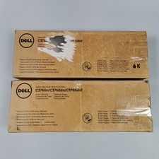 Toner originale Dell nero e giallo C3760n C3760dn C3765dnf - CT201879 CT201882 Toners price