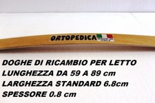 DOGA DOGHE DI RICAMBIO PER RETI LETTO IN LEGNO -TUTTE LE MISURE-LARGHEZZA 6.8 cm Letto price