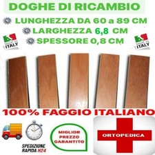 DOGA DOGHE LETTO DI RICAMBIO PER RETI IN LEGNO-TUTTE LE MISURE-LARGHEZZA 6,8 CM Letto price