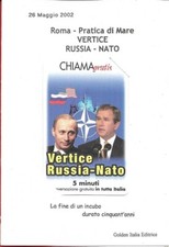 #CHIAMAGRATIS Vertice RUSSIA - NATO / Roma - nuova con folder (vedi foto)# Folder price