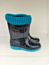 STIVALI DA PIOGGIA PER INVERNO BAMBINI STIVALETTI COLORATI BIMBO BLU 23/24/25/26 Stivali Ragazzo price