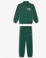 Tuta Intera Completa Full Tracksuit Ragazzi Bambini Diadora JB FZ Logo BR Verd Tracksuit Ragazzo price