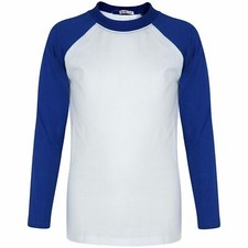 Bambini Ragazzi Royal T Camicia Semplice Baseball Americano Lungo Raglan Maniche T-camicia Ragazza price
