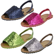 Spot On Ragazze Pantofole Flat Slingback Sandali Pantofole & Sandali Ragazza price