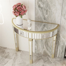 Comodino Vetro Specchiato Vanity Table Ingresso Sala Tavolo Consolle Arredo Dresser / Vanity Tavolo price