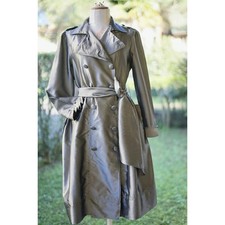 TRENCH DONNA COLORE ARGENTO  TG. 12 uk/ 44 it Atmosphere Trench Cappotto Donna price