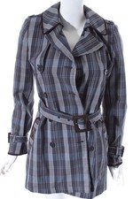 MORE & MORE Trench Donna Cappotto Taglia IT 38 blu scuro-beige-marrone scuro Trench Cappotto Donna price