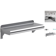 Mensola da parete in acciaio inox 6" x 16" certificata NSF per spazi utilità e cucina Industrial Cucina Attrezzatura price