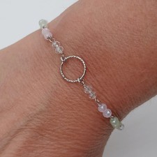Bracciale Elegante Argento 925 Placcato Oro 18kt con Pietre Colorate Artigianale Oro Bracciale price