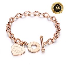 Bracciale in Acciaio Inossidabile 316L con Placcatura PVD – Oro 18K/Oro Rosa Oro Bracciale price