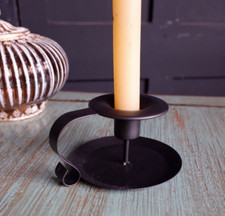 NUOVO vassoio bastone portacandele camera candela metallo nero francese Supporto per Candle price