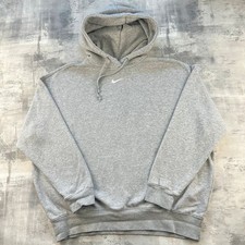 Felpa con cappuccio oversize Nike Centre Swoosh grigia Felpa Uomo price
