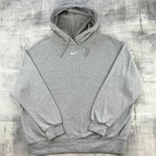 Felpa con cappuccio Nike Centre Swoosh grigia Felpa Uomo price