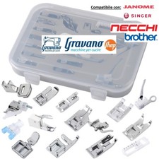 0Kit 15 Piedini Universali Set Accessori Macchina Macchine da per Cucire brother Accessori per macchine da cucire price