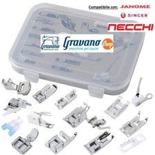 Kit 15 Piedini Universali Set Accessori per Macchina Macchine da per Cucire Accessori per macchine da cucire price