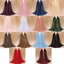 Sciarpa glitter donna musulmano luccicante hijab stropicciato scialle lucido foulard islamico Headscarf price