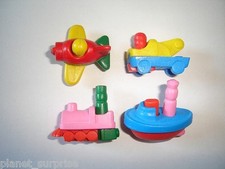 SET MODELLINI PASTELLI CERA VEICOLI 1997 - KINDER SORPRESA GIOCATTOLI MINIATURE Wax Crayons price