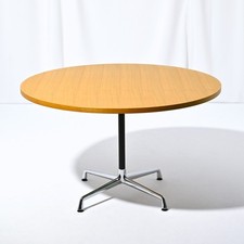 Vintage Charles Eames Round Wood Dining "Segmented Table" Ø 120 cm for Vitra Dining & Cucina Tavolo price