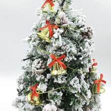 10 Pezzi Albero di Natale da Appendere Campanelle in Plastica Ciondolo Decorazione Natalizia Christmas Tree price