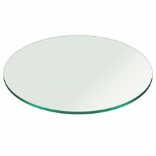 Tavolo in vetro temperato trasparente spessore 24" pollici 3/8" pollici con bordo lucido a matita Conference Tavolo price