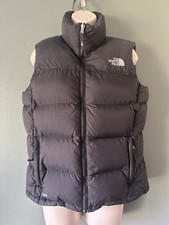 Vintage The North Face 700 Nuptse Puffer Gilet Nero Donna Medium 10 Gorpcore Giacca Donna price