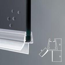 Guarnizione Box Doccia con Gocciolatoio | Vetro 6mm 8mm EC-204 (100 cm) Box doccia price