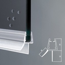 Guarnizione Box Doccia con Gocciolatoio - ART. EC-424-100 | Per vetro da 4mm a 5 Box doccia price