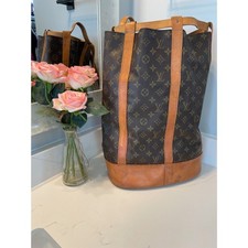 Louis Vuitton Autentica Randonnee PM Monogram Hobo Zaino Borsa Zaino Donna price