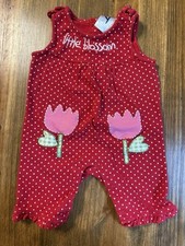 Pagliaccetto body smanicato Wishes & Kisses rosso a pois 0-3 mesi tulipani Bodysuit Bebè price