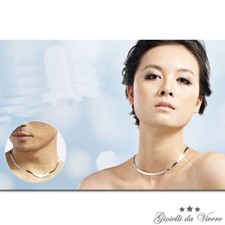 COLLANA IN ARGENTO RODIATO GIROCOLLO CATENINA VENEZIANA UOMO DONNA Collana in argento price