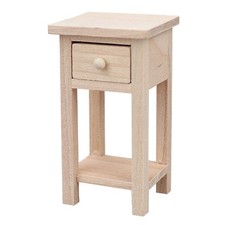 Casa delle bambole 1:12 sgabello miniatura tavolino comodino con cassetto mobili decorazione giocattolo Nightstand price