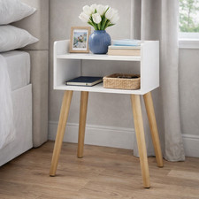Comodino in legno arredo camera da letto contenitore comodino tavolini laterali bianco Nightstand price