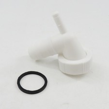 Kit connettore tubo bianco filettato 30 mm compatibile con la maggior parte delle lavatrici Washing Machines price