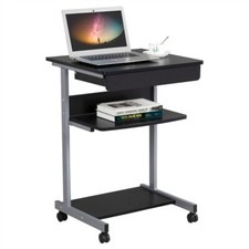 Scrivania per Computer Tavolo Porta PC con Ruote Scrittoio da Ufficio Moderno Ufficio Computer Scrivania price