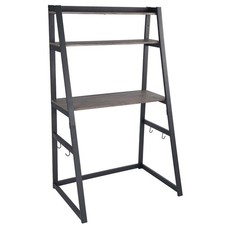 Scrivania Tavolo Porta Pc Computer Legno e Metallo 90x60x150 Casa Ufficio Nero Ufficio Computer Scrivania price
