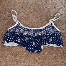 🇺🇸Arizona Jeans Co. Blu Paisley Bandana Bikini Costume da Bagno Bikini price