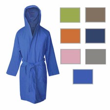 Accappatoio in Microfibra con Cappuccio Unisex con Borsetta Accappatoio price