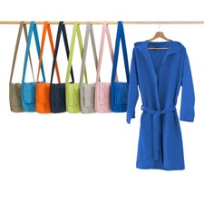 Accappatoio adulto Microfibra con Cappuccio + Borsa Uomo Donna, colori vari V85 Accappatoio price