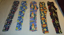 Leggings Ambrie Disney taglia unica OS - Lotto di 5 - Alice Dumbo Aladdin Pirate Hocus Leggings price