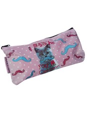 Baffi Te a Question Gatto Gattino Matita Custodia Trucco Borsa da Toeletta Borsa Matita Custodia price