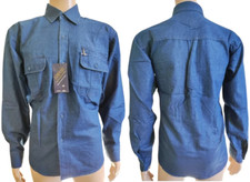 Camicia uomo Originale Jeans M  L  XL  XXL  XXXL  Cotone 100% Con Tasche Comode Camicia Uomo price
