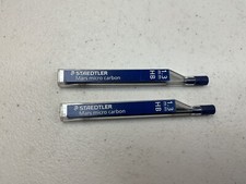 Lotto di 2 cavi ricarica matite micro meccaniche Staedtler Mars 1,3 mm HB 12 totali Matita Lead (Thin) price